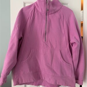 Lululemon Athletica Pink Scuba Long Pullover